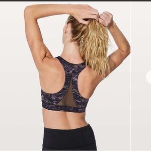 NEW Lululemon Invigorate Mesh Racerback Bra, Sz 4